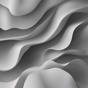 灰白波浪纹理抽象背景图