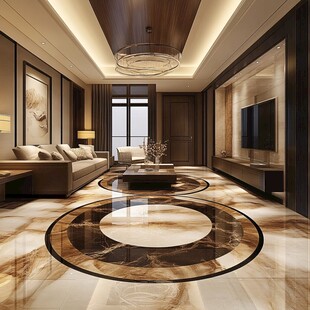 奢华现代风客厅室内设计