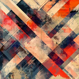 几何拼贴抽象艺术背景图