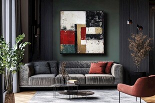 现代简约风客厅艺术装饰