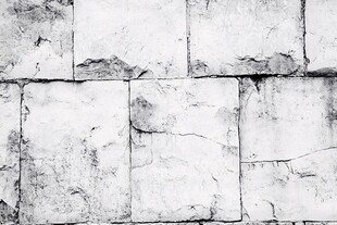 灰白石砖墙面纹理特写