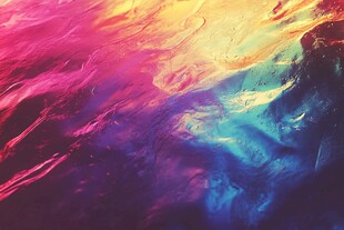 梦幻绚丽色彩流体艺术图