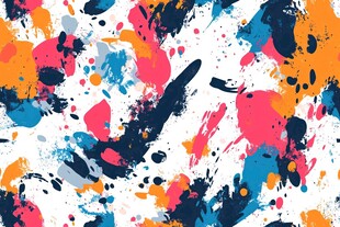 缤纷泼墨图案背景