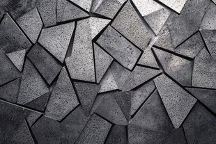 破碎几何石面纹理特写