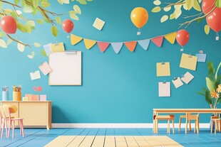 童趣教室装饰场景