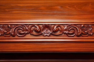 精美木雕实木家具细节