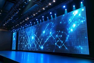 炫酷科技风舞台LED大屏幕