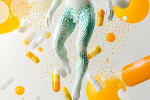 人体与药物的奇幻视觉呈现