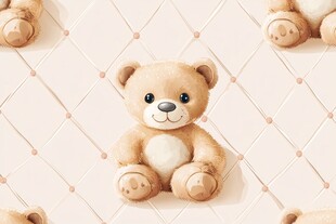 可爱小熊图案 温馨童趣风