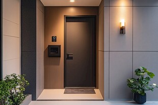 现代简约风格入户门设计