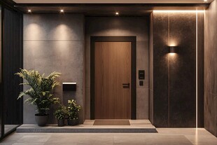 现代简约风格入户门设计
