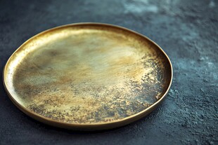复古黄铜圆盘