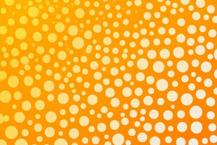 橙色波点背景纹理图案