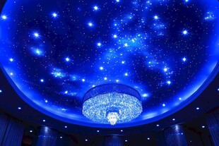 梦幻星空主题室内天花板