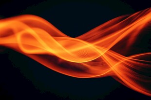 流动火焰特效图