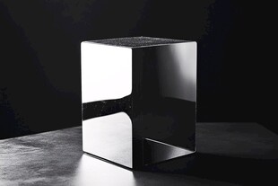金属立方体的光影艺术