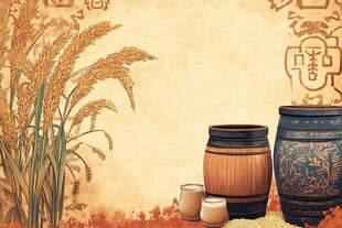 麦香酒韵 传统酿酒风情画