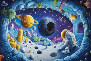 梦幻太空探险场景