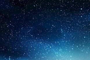 梦幻星空夜景图