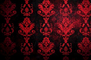 复古红黑交织花纹图案