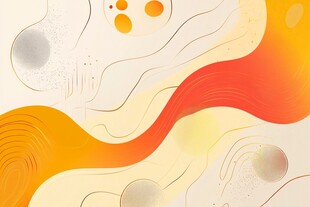 抽象多彩流体艺术背景图