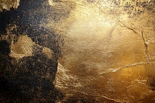 金色斑驳质感纹理背景图