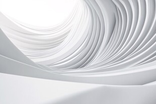 白色螺旋抽象空间背景