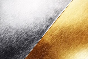金银双色金属质感表面