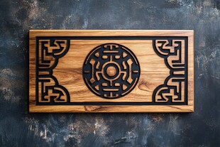 中式木雕装饰板