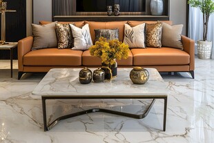 时尚客厅沙发茶几装饰摆件