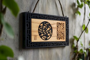 中式木质挂饰 古典韵味十足