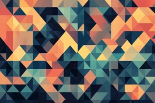 多彩几何图案背景