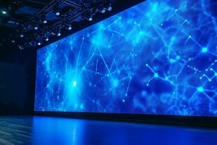 科技感LED大屏炫酷背景