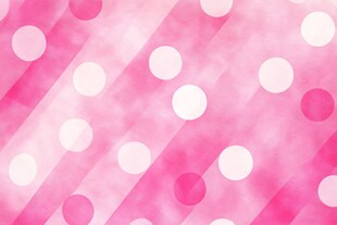 粉色波点梦幻背景图案