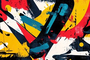 抽象涂鸦艺术图案