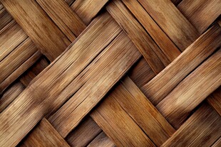 木质编织纹理特写