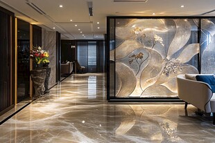 豪华现代风大厅装饰景观
