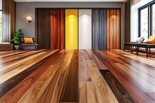 现代风格客厅木地板展示