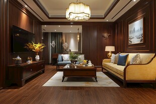 中式典雅客厅家居展示