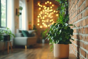 室内绿植装点温馨空间