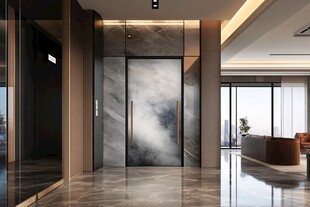 现代轻奢风入户玄关设计