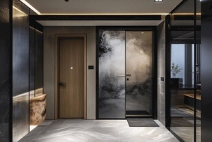 现代简约风入户玄关设计