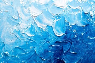 蓝色油彩纹理抽象背景