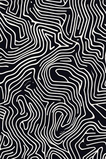 黑白线条抽象纹理图案