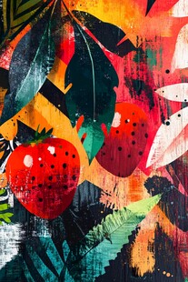 草莓绘作 多彩梦幻水果世界