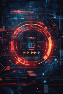 科技感十足的未来界面元素