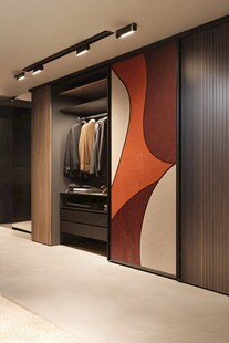 时尚现代风开放式衣柜设计