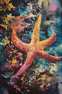 梦幻海星的斑斓海底世界