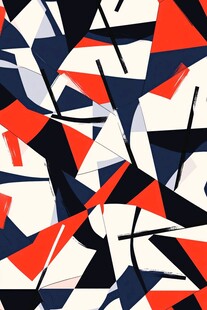 几何色块抽象图案背景