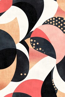 几何图案抽象艺术背景图